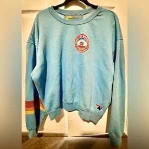 Aviator Nation Windy City Smokeout Blue Sweater